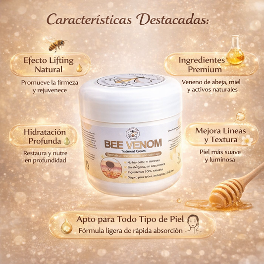 Bee Venom – Rejuvenece, Reafirma y Revitaliza tu Piel Naturalmente