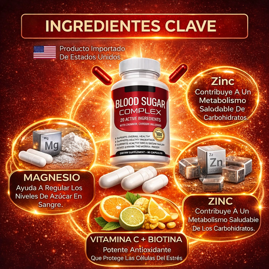 Blood Sugar Complex: Azúcar Estable Y Mas Energía